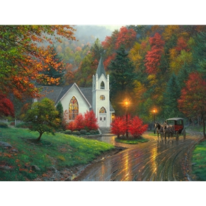 Autumn Chapel by Mark Keathley