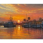 Sunset Harbor by Mark Keathley